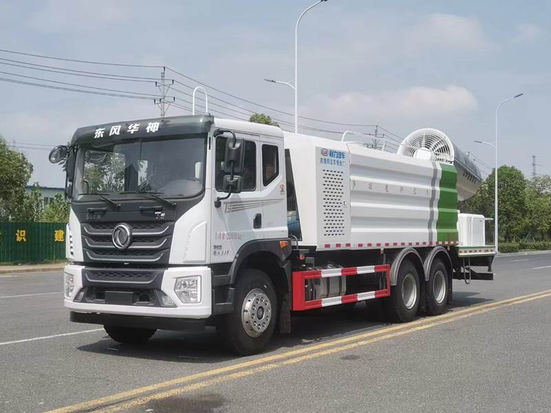 東風華神T5后雙橋抑塵車