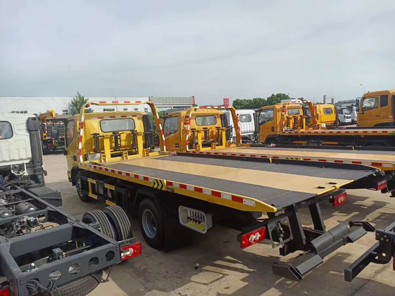 解放虎V單排一拖二清障車