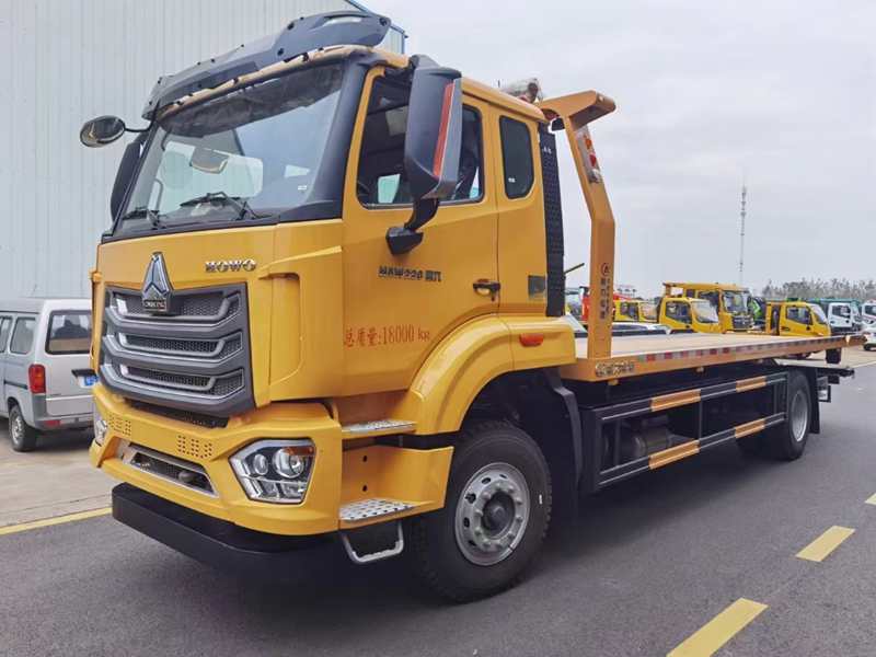 重汽豪沃NX一拖二清障車（10噸板）