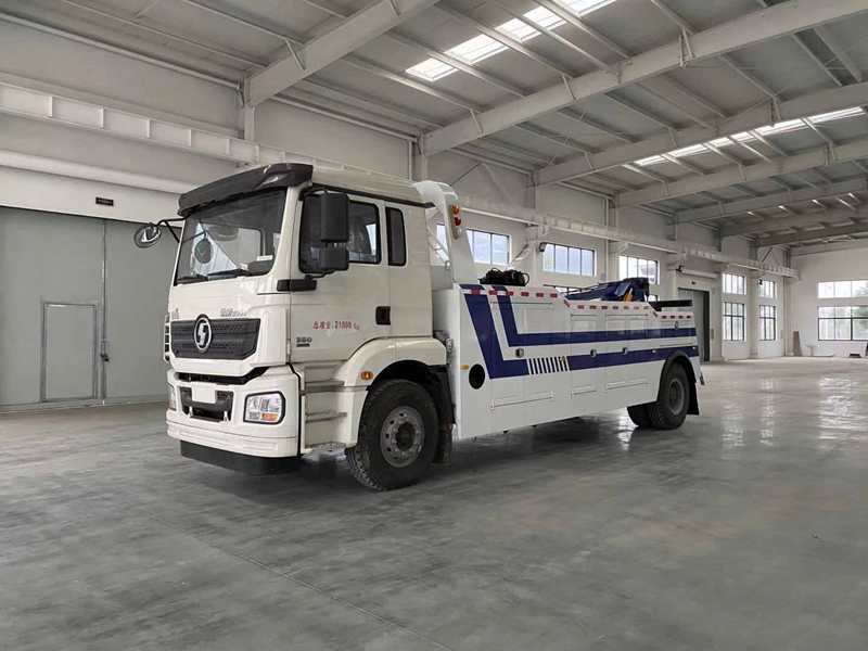 陜汽德龍單橋拖吊連體清障車